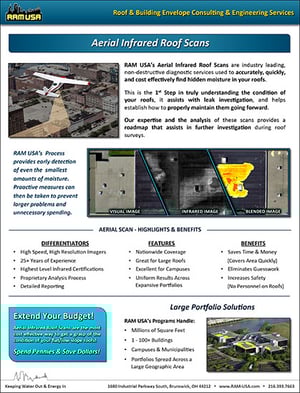 RAM Companies Aerial Infrared Roof Scans