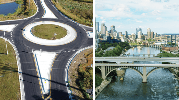 The 10th Avenue Bridge SE Rehabilitation and Morningside Avenue/CSAH 15 Projects