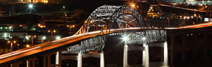 Blatnik Bridge at night