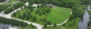 Drone view of Prairie Springs Trail